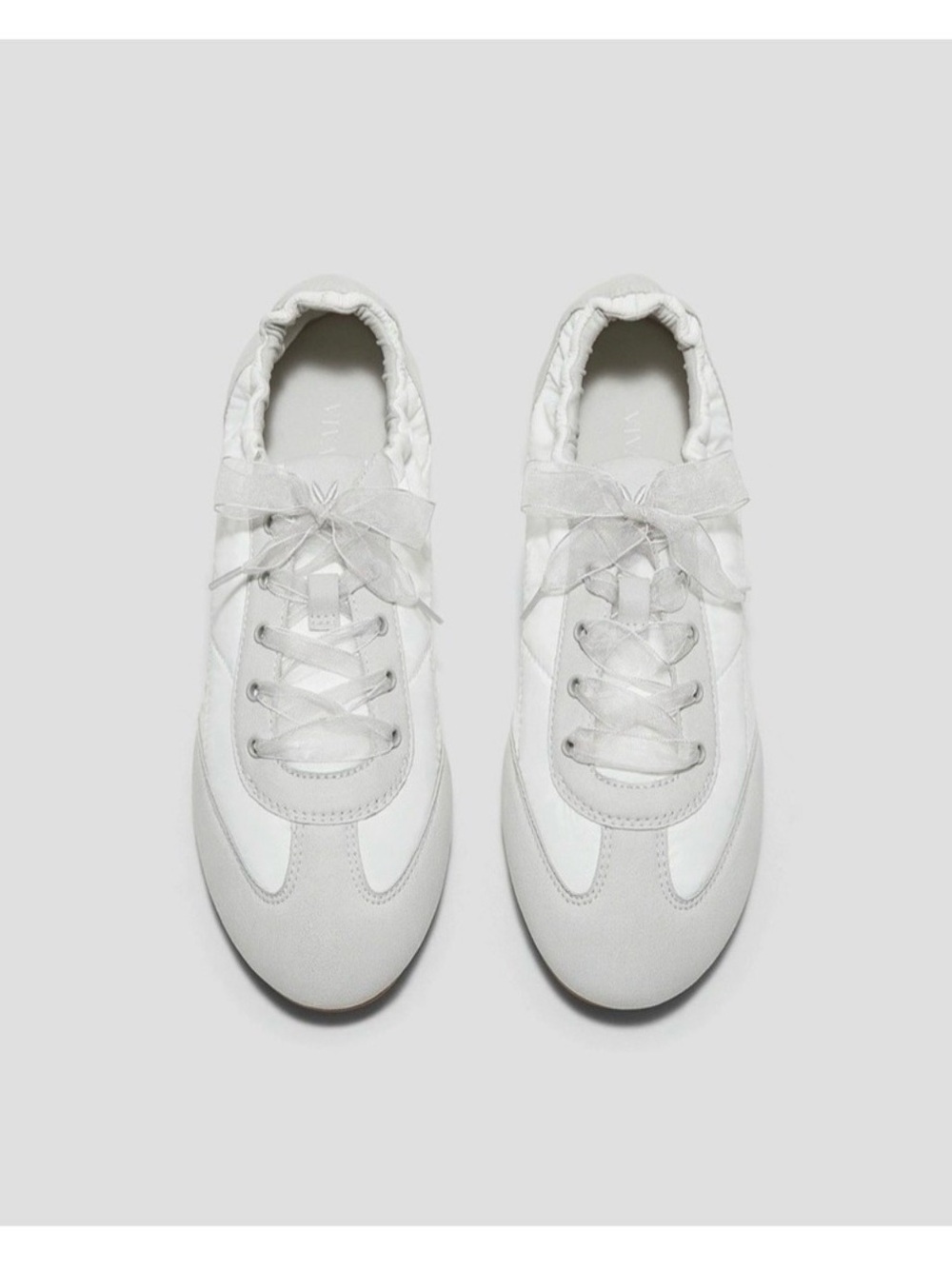VIVAIA Yancy Lace-Up Sneakers White/Smokey Grey EU/37.5 US/7